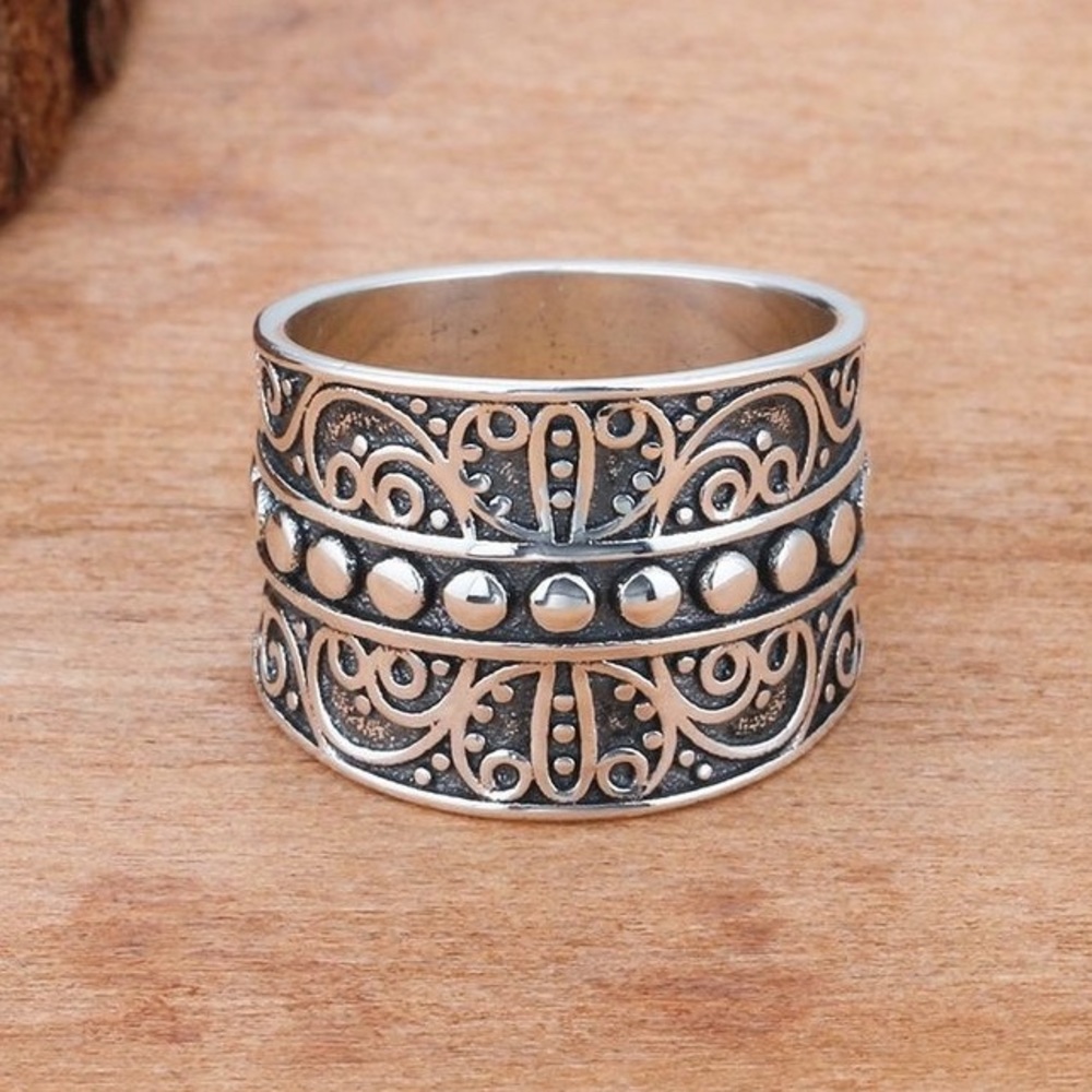 NEW | vintage wide band ring